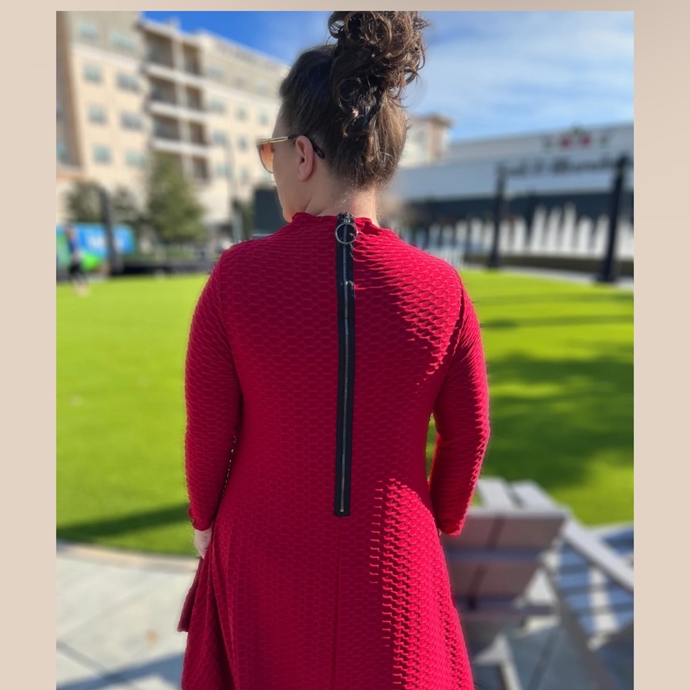 SOLD ❤️Waffle Staci dress❤️ - Picture 2 of 4